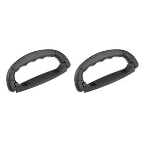 Zaplyte 041814252094 Luggage Handle Pull Plastic 6.3 Inch Length Suitcase Grip Black 2pcs