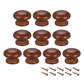 Zaplyte 714998659774 Round Pull Knob Handle 35mm Dia Cabinet Furniture Bedroom Kitchen Drawer 10pcs