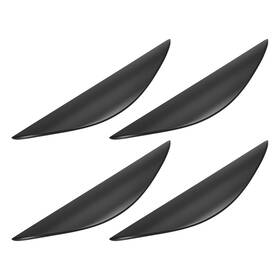 Zaplyte 767153433900 4pcs Black Cabinet Pulls 3-3/4 Inch Hole Center Kitchen Handles