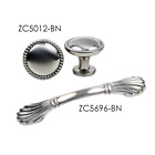 Zc5696-zc5012 Hwd Kpt Brushed Nickel Scallop Cabinet Hardware Handle Pull Rope