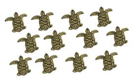 Dw71350 Zeckos Set Of 12 Bronze Finish Cast Iron Sea Turtle Drawer Pulls Decorative Cabinet