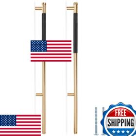 B0bdlgycl5 Zernmiarder 12-pack Knurled Cabinet Pulls 16 In Black/gold Aluminum Handles