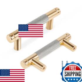 B0bdlwky7j Zernmiarder 12-pack 3.5 Inch Knurled Cabinet Pulls Metal Door Handles Grey And Gold