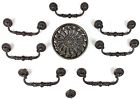 Zy-141l And Zy380 Aico Excelsior Bail Furniture Hardware Drawer Pulls Back Plates