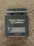 Better Homes & Gardens Modern Chrome Finish Cabinet/drawer Bar Pull Set 6 Pack. Fixed Price $12.00.