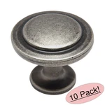 *10 Pack* Cosmas Cabinet Hardware Weathered Nickel Round Knob #5560WN. Fixed Price $10.89.
