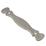 New Lot Of (6) Amerock BP875-G9 Sterling Nickel 3" Cabinet Pull Backplate. Fixed Price $6.99.
