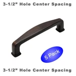 *5 Pack* Cosmas Cabinet Hardware Oil Rubbed Bronze Handle Pulls #4390ORB. Fixed Price $13.70.
