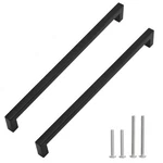 Redunest 10-PACK Matte Black Cabinet Handles 12-3/5" Hole Square Drawer Pulls. Fixed Price $83.89.