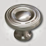 Allen Roth Satin Nickel Cabinet Knobs Lot Of 2 Round 1-3/16 Transitional. Fixed Price $10.99.