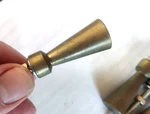 12 Solid Brass Knobs Mcm Mid Century Modern Atomic Art Deco Vintage Drawer Pulls. Fixed Price $54.99.