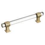 Amerock Cabinet Pull Clear/golden Champagne 5-1/16 Inch (128 Mm) Center.... Fixed Price $31.88.