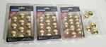 Amerock "allison" Polished Brass Cabinet Cupboard Lot Of 33 + 2 Bonus Knobs. Fixed Price $60.40.