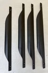 James Martin Mercer/columbia Set Of Door & Drawer Pulls Matte Black 32". Fixed Price $149.99.