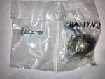 Baldwin 4939-451-BIN 1.625' X1.25 Distressed Antique Nickel Cabinet Oval Knobs. Fixed Price $6.99.