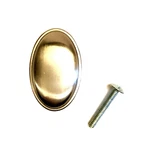 Satin Nickel Oval Knobs Pulls (5-CT) Drawer Door Cabinet Handles **new** Liberty. Fixed Price $17.00.