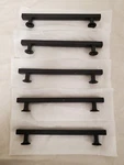 *5* Amerock Everett 6-5/16 In. Modern Matte Black Bar Cabinet Pull *pre-owned*. Fixed Price $26.99.