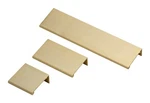 Silverline Champagne Finger Edge Pulls Aluminum Cabinet Door Drawer Handle. Fixed Price $50.39.