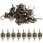 Mromax Metal Brad Fasteners Mini Pull Ring 50PCS, Small Bronze. Fixed Price $14.99.