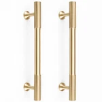 Rzdeal 4PCS Solid Brass Gold Cabinet Pulls 5IN Hole Centers Modern Drawer Handle. Fixed Price $49.47.