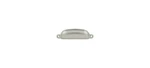 Deltana SHP29U15 Exposed Shell Pull 4"; Satin Nickel Finish. Fixed Price $12.90.