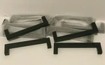 10 Pk Goldenwarm Black Square Cabinet Pull Drawer Handle LSJ12BK128 5 Centers. Fixed Price $22.99.