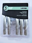 Liberty Hardware 5 Pack Arched Cabinet Pulls 3" Center To Satin Nickel. Fixed Price $16.26.