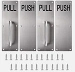 Sumnacon 12" Stainless Steel Push/pull Door Handle Set (2 Pair 4 Pcs), New !!!. Fixed Price $16.99.