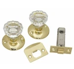 Lot Of Belwith Products 214588 Passage Door Latch Set Glass Knobs 1148-PB. Fixed Price $69.00.