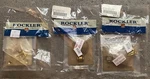 3 New Old Stock Rockler Brass Hardware Furniture Flush 1/2 X2 Ring Pulls S2. Fixed Price $19.96.