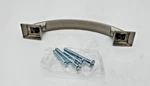 Amerock Candler 3.75" 96MM Center To Satin Nickel Cabinet Drawer Pull Han. Fixed Price $17.99.