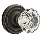 Emtek Oil Rubbed Bronze Astoria Crystal Privacy Lock Set Door Knob Handle. Fixed Price $214.99.