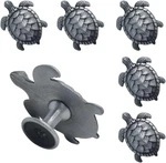 6 Pcs Sea Turtle Shape Knobs Door Handle Cabinet Drawer Cupboard Pull Dresser Si. Fixed Price $28.52.