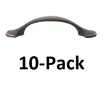 *10-PACK* Gliderite 3 In. Cc Oil Rubbed Bronze Arch Shovel Edge Cabinet Pulls. Fixed Price $19.99.