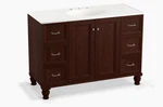 Kohler Damask 48 Bathroom Vanity Cabinet. Fixed Price $1966.90.