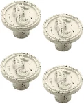 4 Liberty Brainerd 1-3/8 Seaside Nautical Seahorse Knobs Vintage Antique White. Fixed Price $12.95.