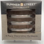 Sumner Street Home Hardware 4 Inch Cabinet Pulls Satin Nickel Finish Bath. Fixed Price $19.19.