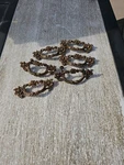 Antique 6 Drawer Pull Handles Ornate Victorian Brass French Provincial Gold. Fixed Price $28.00.