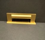 Restoration Hardware Anson 4" Drawer Pull Lacquered Burnished Brass 10113986 Lbb. Fixed Price $20.00.