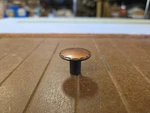 Vintage Cabinet Knobs Antique Copper Finish 1/16 Diameter Nos-ajax 910. Fixed Price $5.49.
