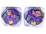 Dichroic Glass Cabinet Knobs Drawer Pulls Pink Purple Mosaic Bathroom Kitchen. Fixed Price $15.79.