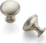 Ravinte 10 Pack Brushed Nickel Round Zinc Cabinet Knobs For Kitchen Bathroom Clo. Fixed Price $32.99.