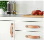 Ikea Osternas Leather Handle Tanned 6" New 2 Pack. Fixed Price $11.75.