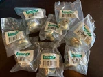 Cabinet Knobs Round Richmond 1-1/4" Polished Brass Lot X8PKS Laurey 52637. Fixed Price $8.99.