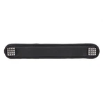 Vicenza Designs K1182 Tiziano Square Leather Pull, 6-INCH, Black, Antique Silver. Fixed Price $22.99.