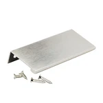 Rok 3-5/32" Finger Edge Pull Brushed Stainless Steel Door Drawer Cabinet Handle. Fixed Price $10.64.