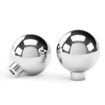 Goldenwarm 10 Pack Chrome Cabinet Knobs Round Ball Dresser Hardware Polished Nic. Fixed Price $26.02.