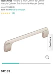 Top Knobs Holland 5 Inch Cabinet Pull Honey Beonze. Fixed Price $50.00.