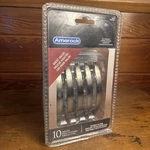 Pack Amerock TEN69153-G10 Arch Bar 3" Center Cabinet Pulls Satin Nickel. Fixed Price $19.99.