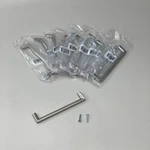 Berenson 10 Pack!! Metro Cabinet Pull Handle 160MM Cc Brushed Nickel 4118-1BPN-P. Fixed Price $78.40.